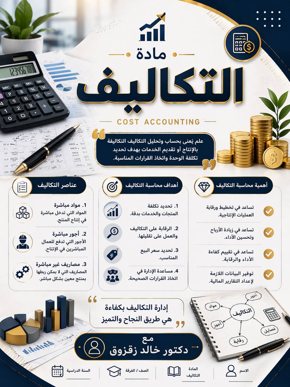 محاضرة 2  تكاليف مراحل جزء 1